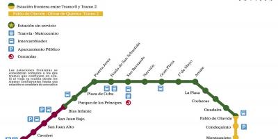 Metro Sevilla kart